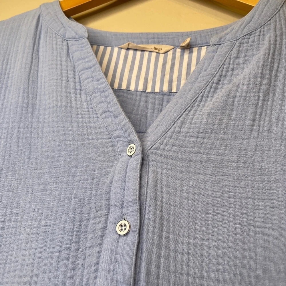 Soft Surroundings | Beachy Pullover Gauze Soft Texture Lightweight Comfy Tunic - Picture 11 of 14